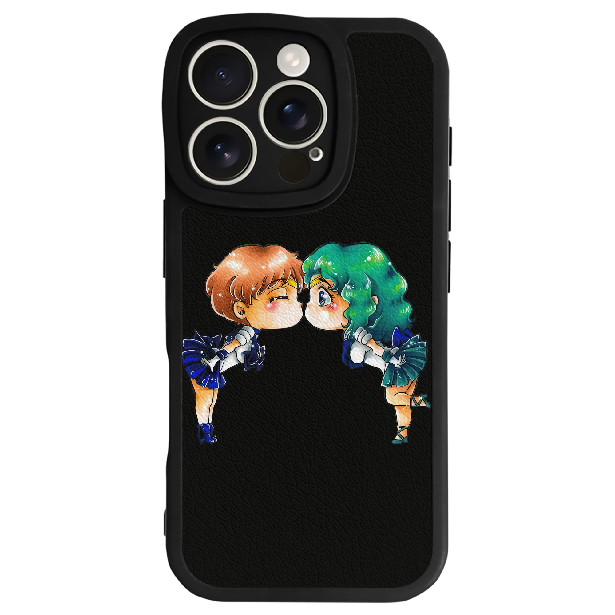 （画像用） 美少女戦士セーラームーン 天王はるか Sailor Moon Tenoh Haruka 【iPhone 16シリーズ対応】シリコンスマホケース（レザー調） 材質：シリコン